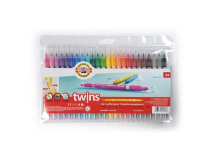 koh i noor twin 1023 oboustranny fix sada 24 ks
