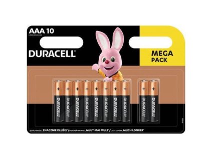 duracell basic baterie mikrotuzkove aaa alkalicke blistr 10ks lr03