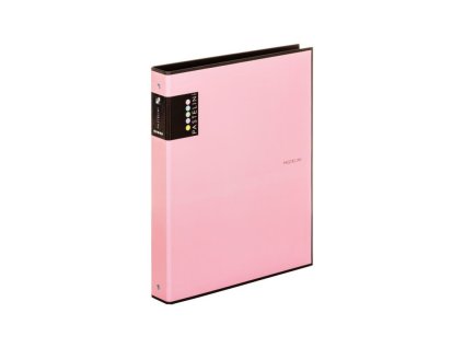 poradac a4 pastelini 4 krouzkovy ruzovy povrch lamino hrbet 4 cm kapacita 240 listu