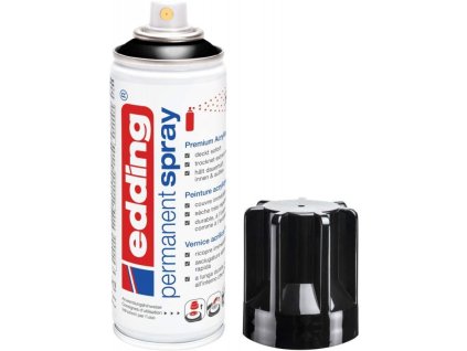 akrylovy sprej edding 5200 barva cerna leskla 200 ml