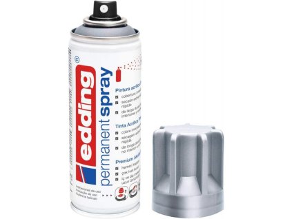 akrylovy sprej edding 5200 barva stribrna matna 200 ml