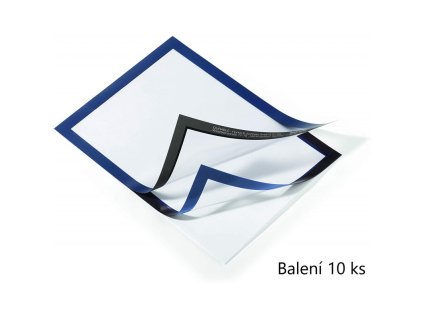 durable 4882 samolepici inforamecek duraframe a4 modry bulk baleni 10 ks