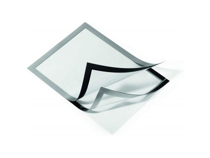 durable 4882 samolepici inforamecek duraframe a4 stribrny bulk baleni 10 ks