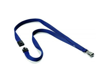 DURABLE 8127, textilní páska s karabinovým háčkem SOFT COLOUR (Barva Černá)