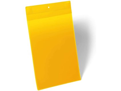 durable 1747 zlute neodymove magneticke kapsy na dokumenty a4 na vysku