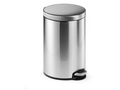 durable 3402 nerezovy naslapny odpadkovy kos kulaty obsah 20 litru s pedalem