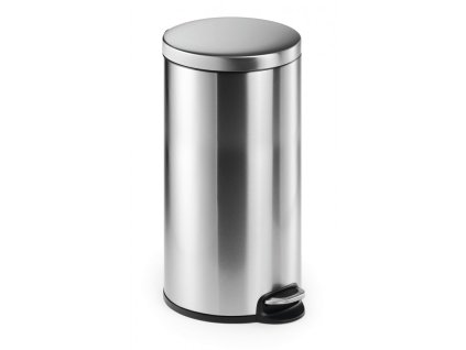 durable 3403 kulaty nerezovy naslapny odpadkovy kos obsah 30 litru s pedalem