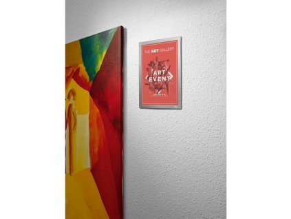 durable 4843 samolepici ramecek duraframe wallpaper stribrny format a4