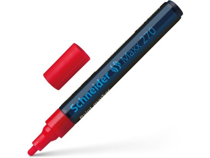 schneider maxx 270 permanentni lakovy popisovac cervena stopa 1 3 mm
