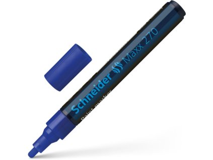 schneider maxx 270 permanentni lakovy popisovac modra stopa 1 3 mm
