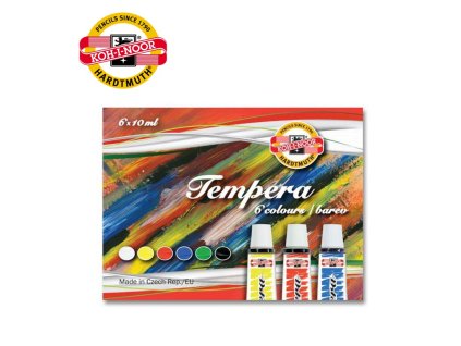 koh i noor 1625 sada 6 ks temperovych barev tuby 10 ml