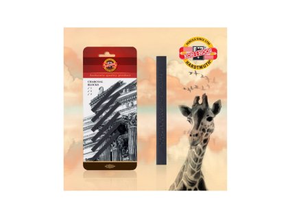 koh i noor 8683 kridy uhlove sada 6 ks krid na blistru