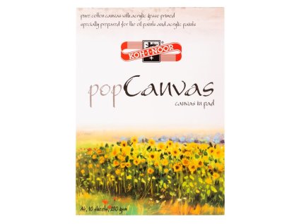 maltuch block a4 pop canvas 10 blatt 280 g m leinwand fuer oel und acrylfarben