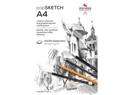 sketchblock a4 skizzenblock pop sketch 20 blatt weiss 110 g m
