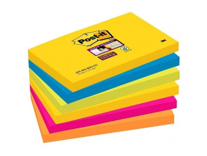3m post it 655 samolepici blocky sticky rozmer 76x127 mm 5x90 listu silne lepici rio