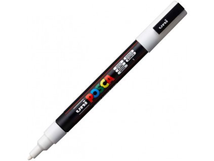 akrylovy popisovac posca pc 3m bila 13 mm uni stredni hrot