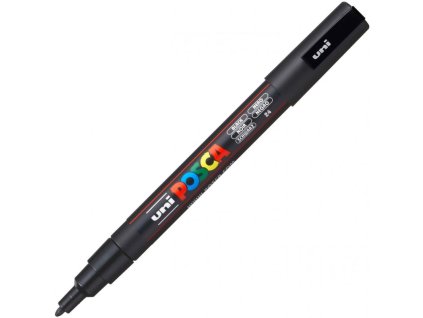 akrylovy popisovac posca pc 3m cerna 13 mm uni stredni hrot