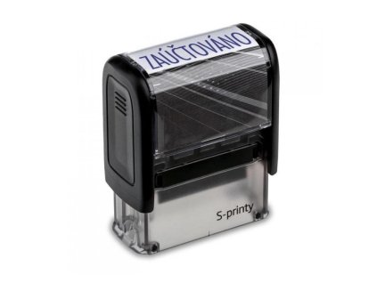 trodat samobarvici razitko s textem zauctovano