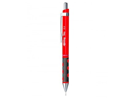 rotring tikky iii mikrotuzka 05 mm kovovy hrot cervena