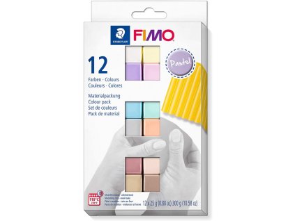 fimo soft pastel sada 12 barev 25 g