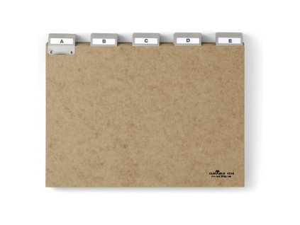 durable 4245 rozdruzovac z lepenky a4 s indexem a z pro kovove kartoteky