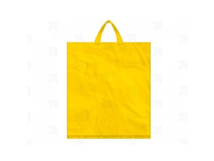 igelitova pe taska s uchem zluta 40x44 cm