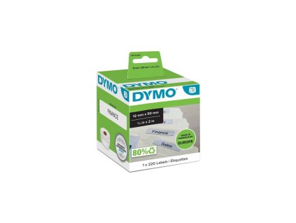 dymo lw standard permanentni adresni stitky 12x50 mm 220 ks s0722460