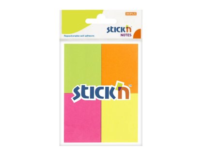 hopax stick n samolepici blocky 38x51mm neonove 4 x 50 listku