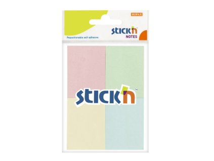 hopax stick n samolepici blocky 38x51mm pastelove 4 x 50 listku