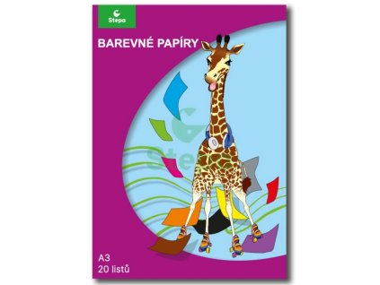 Screenshot 2025 06 25 at 08 13 51 Složka barevných papírů mix barev A3 80g (20 listů) Stepa