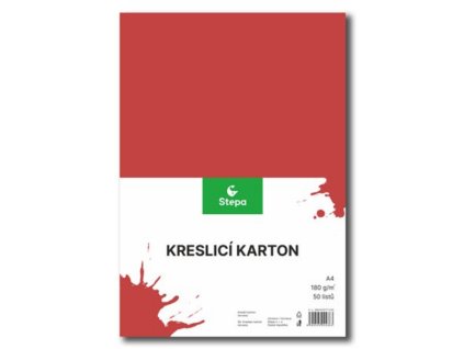 Screenshot 2025 06 25 at 08 34 52 Kreslicí karton barevný A4 180g 50 ks červený SEVT.cz