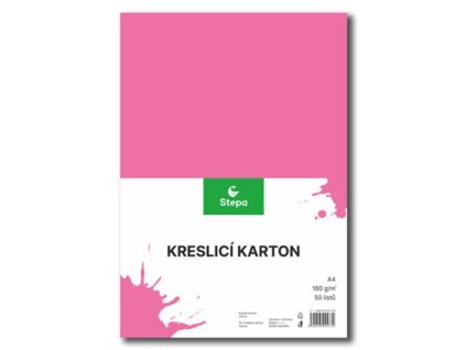 Screenshot 2025 06 25 at 08 36 48 Kreslicí karton barevný A4 180g 50 ks růžový SEVT.cz