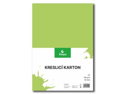 Screenshot 2025 06 25 at 08 41 12 Kreslicí karton barevný A4 180g 50 ks zelený SEVT.cz