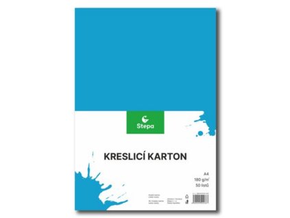 Screenshot 2025 06 25 at 08 41 39 Kreslicí karton barevný A4 180g 50 ks modrý SEVT.cz