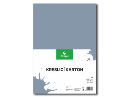 Screenshot 2025 06 25 at 08 42 20 Kreslicí karton barevný A4 180g 50 ks šedý SEVT.cz