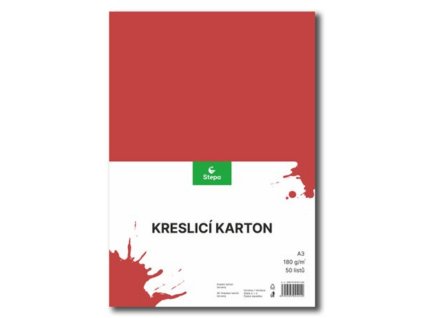 Screenshot 2025 06 25 at 09 07 39 Kreslicí karton barevný A3 180g 50 ks červený SEVT.cz