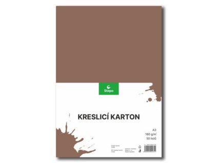 Screenshot 2025 06 25 at 09 08 06 Kreslicí karton barevný A3 180g 50 ks hnědý SEVT.cz