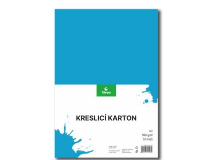 Screenshot 2025 06 25 at 09 13 11 Kreslicí karton barevný A3 180g 50 ks modrý SEVT.cz