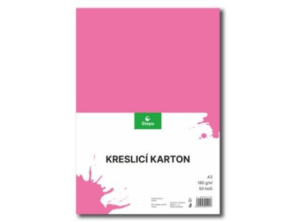 Screenshot 2025 06 25 at 09 14 09 Kreslicí karton barevný A3 180g 50 ks růžový SEVT.cz