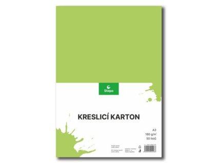 Screenshot 2025 06 25 at 09 14 31 Kreslicí karton barevný A3 180g 50 ks zelený SEVT.cz