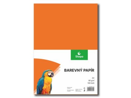 Screenshot 2025 06 25 at 08 30 39 Barevný papír A4 80 g 100 ks oranžový SEVT.cz