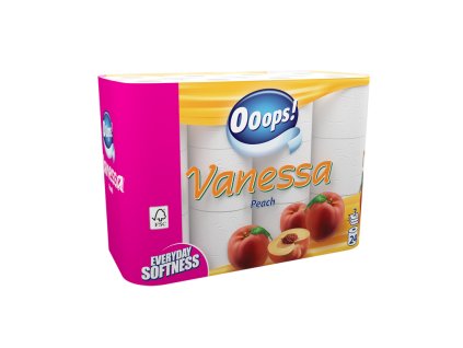 vanessa peach toaletni papir 3 vrstvy 24 roli