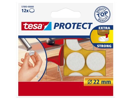 tesa protect 57894 plstene samolepici podlozky bila prumer 26 mm