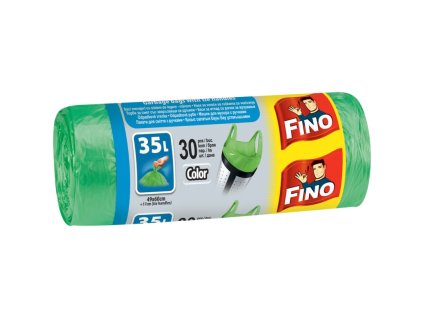 fino odpadkove pytle na roli 49x59 cm s ousky objem 35 litru 30ks