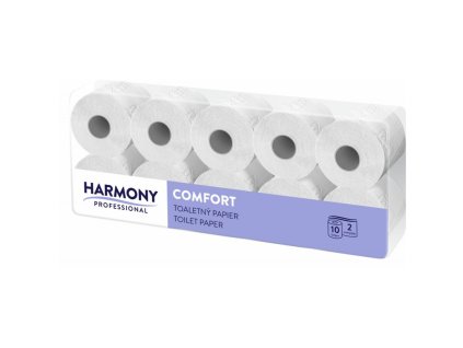 harmony comfort toaletni papir 2 vrstvy recykl 8x10 roli