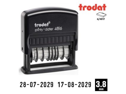 samobarvici datumovka trodat 4816 dater printy razitko vyska 38mm