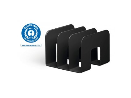 durable eco plastovy stojan na katalogy cerny
