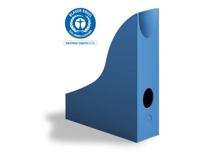 durable stojan na casopisy eco a4 plastovy modry