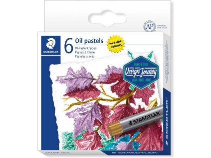 staedtler metalicke olejove pastely design journey sada 6 barev
