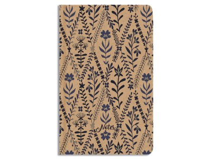 notes linkovany a5 motiv modrotisk kraftova obalka 192 stran